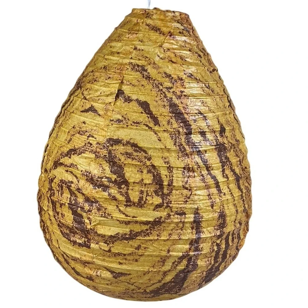 Faux Wasp Nest Hanging Outdoor Visual Decoy Paper Nest